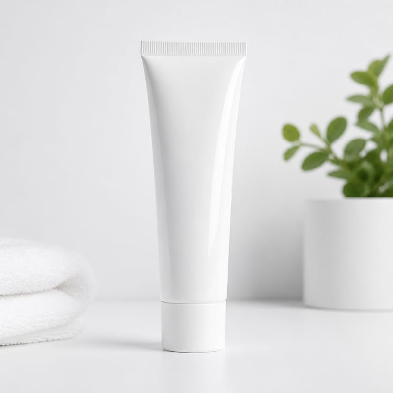 Unbranded acne treatment gel tube